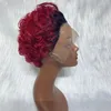 bouncy curly full lace wig