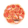 20pcs Resin Components Hairpin Accessories Sticker Patch Decor DIY Mobile Phone Case Accessories Enamel Charms Christmas Ornaments