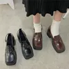 اللباس أحذية النساء لطيف لوليتا فتاة خادمة أحذية جولة تو جلدية اليابانية jk المدرسة الثانوية موحدة kawaii أنيمي تأثيري