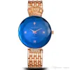 Femmes diamant or couronne montre luxueux mode Quartz vêtements montres dames robe strass coupe surface montre-bracelet