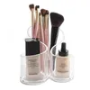 Bathroom Storage & Organization Fine Makeup Brush Holder Office Pencil Organizer Cosmetic Lipbrush Eyeliner 3 Compartment Rack