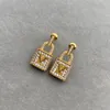 Designer Earrings Womens Luxury Designer Earring Fashion Jewelry With Box Letters Golden Party Wedding Gifts Mens D217064F3705983