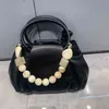 Yunduo Hand-in-hand Small Bag Female 2021 Xiafa Style Minority Fold Beaded Hand Single Shoulder Menger Bag