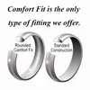 Bröllopsringar 8mm herrar Tungsten Band Silvering Brushed Matte Grooved Center Classic Engagement Jewelry