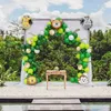 144PCs Animal Balloons Garland Kit Jungle Safari Tema Party Supplies Favors Barn Boys Födelsedagsfest Baby Shower Decorations 211109