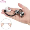 Ben Wa Balls Analkugeln Erwachsene Produkte Erotische gewichtete Vaginalkugeln Chinesische Geisha Kegel Exerciser Sexspielzeug für Frau Metall P0816