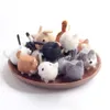 DIY 아니 얼굴이없는 개 타이거 고양이 양모 펠트 인형 비 완성 바늘 felting 키트 액세서리 아이들을위한 어린이들이 손수 만든 펠트