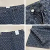 Amerykański Retro Jacquard Jeans Mężczyźni Autum Lato Cienki Street Ruffian Przystojny Luźne Spodnie Prosto Drop Vintage Drelich Zakłopotany 211124