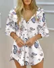 "Robe chemise élégante à imprimé rayé pour femme - Chemisier à manches longues à la mode avec col rabattu, hauts froncés boutonnés sur le devant pour un look tendance"