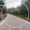 Party Decoration Wedding Mariage Runda Smidesjärn Bakgrund Arch Stativ DIY Stage Circle Outdoor Background Frame Birthday