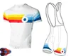 Yarış setleri Pro Team Twin Altı Yarış Bisiklet Jersey 6 Ropa Ciclismo Quickdry Spor Giyim Bisiklet Bisiklet Şortları 9D Jel PAD3965446