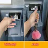 Anahtarlıklar J60E Akrilik Banka Banka Kart Grabber Pom Ball Boncuk Bilezikleri ile Uzun Çivi için