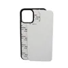 DIY Blank 2D SubliMation TPU PC Telefonfodral för iPhone 13 12 11 Pro Max SE X XR XS med aluminiuminsatser CASE3090664