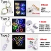 LED -snaren 20/50/100 LED Holiday Batterijverlichting Micro rijstdraad Koper Fairy String Lights Partys White/RGB Usastar