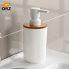ORZ Set scopino da bagno Detergente per WC Porta scopino per pulizia Cestino per rifiuti Bidone per doccia Gel doccia Bottiglia ricaricabile Accessori per bagno SH190919