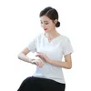 Women's T-Shirt 2022 Summer Cotton And Linen Tops Clothing Short-Sleeved Pure White V-neck Loose Slimming
