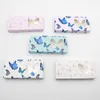 Butterfly Paper eyelash packaging box lashes boxes Marble Suitable for 10mm- 25mm 3D mink eyelashes square case 300 pcs free DHL