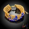 Örhängen Halsband Handgjorda Bead Smycken Set I Senaste Design Nigerian African Pärlor