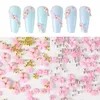 2g / väska 3d rosa blomma nail art smycken blandad storlek stål boll leveranser för professionella tillbehör diy manikyr design