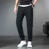 2021 männer Baumwolle Casual Hosen Sommer Dünne Große Tasche Hosen Outdoor Sport Elastische Hosen Lose Wilden Harlan Casual Hosen männer H1223