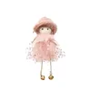 2023 Holiday gift Christmas tree pendant Sequin skirt Angel girl charm Children cute dolls