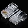 RJ45 CAT5E Modulaire plug -netwerkconnector 8p8c Contacten