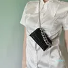 Дизайнер-талии сумки мини женские сумки крокодил узор из искусственной кожи толстая цепочка дикая леди маленькая лоскутная помада
