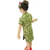 Floral bébé fille Qipao robe soyeuse enfants ChiPao Cheongsam Costume du nouvel an chinois vêtements enfants robes uniforme de mariage 216 29274426