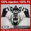 Injection Fairings For DUCATI 848 1098 1198 S R 848R 1198R Bodywork 18No.31 848S 1098S 2007 2008 2009 2010 2011 2012 1098R 1198S White black 07 08 09 10 11 12 OEM Body Kit