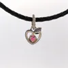 Gioielli di moda in argento sterling 925 Bracciale Pandora Perline Kit per la creazione di braccialetti DisnyApple Ciondolo a forma di cuore Collana di cristallo per donna spirituale 399553C01