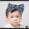 Baby, & Maternityborn Cotton Dot Headband Kids Stretch Hair Bands Headwraps Bow Boutique Cute Headwear Aessories Drop Delivery 2021 8Jcat