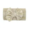 Accessoires pour cheveux de bébé fille, jolis nœuds de cheveux en velours doré, bandeaux pour enfants, large élastique, couvre-chef pour nourrissons, couvre-chef Bandanas tw8956340