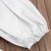 2021 Spring Kids Clothes Girls Sashes White Shirt Dress Long Sleeve Cotton Children'S Dress For Toddler 4 5 6 7 8 9 10 11 Years Q0716