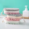 Bad spons borstel douche schone massage zachte spa schuim dode huid remover hydraterende scrubber voor kinderen volwassenen touwhouder