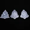 DIY Christmas Elk Silicone Moulds Xmas Tree 3D Silica Gel Mini Mould Home Decorater Ornaments Festival Gift Pendant Decor BH5332 WLY