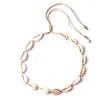 Yiustar Collane di conchiglie attraenti Sea Beach Boho Shells Choker Decorazione di gioielli femminili per le donne Girocolli Keepsake per feste di compleanno