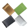2021 100 pièces/lot sacs d'emballage à fermeture éclair en plastique coloré en aluminium sac réutilisable auto-scellant pochette de stockage des aliments