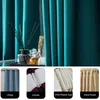 Full Blackout Curtains Finished Custom Thick Jacquard For Bedroom Living Room Insulation Soundproof Curtain 210913