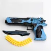 Mini Desert Eagle Alloy Toy Gun Modell Pistol Soft Bullet Black Blaster Airsoft Small för barn Barnfestival gåvor
