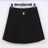 Harajuku Ulzzang High Waist Ball Denim Pleated Skirts Lolita Style Girls Tennis Skirt Mini Cute A-line Golf Short