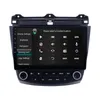 Car DVD GPS الملاحة لاعب لهوندا أكورد 7 2003-2007 لمس راديو شاشة تعمل باللمس OBD2 SWC كاميرا الرؤية الخلفية 10.1 بوصة الروبوت