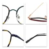 Montures de lunettes de soleil à la mode Cadre de lunettes à jante fine en métal Ordonnance personnalisée rétro