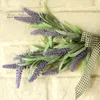 Hoge Kwaliteit Lavendel Kunstzijden Bloemen Krans Home Decoraties voor Bruiloft Party Aangepaste Muur Flovwers DIY Gift