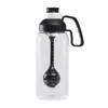 Wasserflasche Sport 1800 ml hohe Kapazität tragbar mit Skala Teeablauf Trinkbecher Outdoor Camping Zubehör