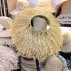 Cappelli personalizzati Designer Cape Style Luxury Rafia Grass Patchwork Vuoto Top Sun per le donne Beach Holiday Cappello da pescatore a tesa larga3289004