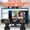 USB 2.0 senza messa a fuoco automatica Registrazione video 1080P Webcam HD Webcam con microfono Computer PC portatile