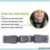 Cinture Moda Aessoriescar Cintura di sicurezza per seggiolino per bambini Cintura Imbracatura durevole Clip per il petto Fibbia sicura per bambini Bambini Aessories Drop Delivery 20