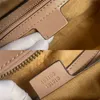 Mais novo Designer G's Marmont Nude Ombro Bolsas De Volta Forma Coração Forma Cruz Corpo Colorido Trança Cinta Praça Flap Retro Harware Buckle Bolsa de Carteira de Moda