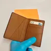 N63143 Pocket Organizer Designer Fashion Mens plånbok Kort lyxig Multiple Compact Mini Organizer Key Coin Card Passport Holder PO237V