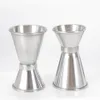 Strumenti bar S / M / L Acciaio inossidabile doppio Jigger Shot Drink Misura tazza Cocktail Drink wine bar shaker oncia doppia tazza DH9475